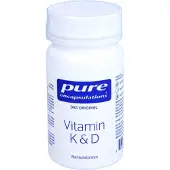 Pure Encapsulations Vitamine K & D Capsule, 60 pièces. Capsule