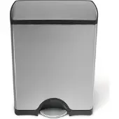 Simplehuman Rectangular Classic 50 Litres Inox