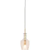 It's About Romi - Lampe à suspendre Brussels - Or/Verre - Ø13cm Lampe à suspendre - Lampe de table à manger - Lampe de salon - Lampe de chambre à coucher - Salon