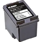 KMP H168BX - 15 ml - Schwarz - compatible - Tintenpatrone - für HP Deskjet 11XX, 21XX, 36XX; Envy 45XX; Officejet 38XX, 46XX, 52XX