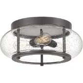 QUOIZEL Plafonnier Elstead Trilogy E27 triple 18 cm, bronze antique