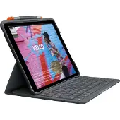 Logitech Slim Folio QWERTY Anglais britannique Bluetooth Graphite