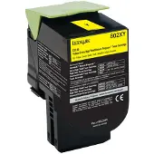 Lexmark 80C2XY0 (802XY) - Jaune - Toner - Très grande capacité