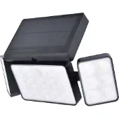 Lutec Applique murale solaire à LED TUDA à 3 flammes