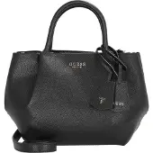 GUESS Amorette Girlfriend Satchel Bag Noir