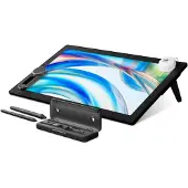 HUION Tablette graphique Kamvas Pro 24 Gen 3 avec écran, moniteur de dessin 4K UHD 23,8 pouces, nouvelle technologie PenTech 4.0, 16 384 niveaux de pression avec deux stylos sans pile