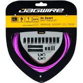 Jagwire Kit Câble Et Gaine De Dérailleur Double Plateau - Passage De Vitesses Fluide -