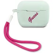 GUESS Guacaplsvsbf Airpods Pro Cover Bleu Fuchsia/Bleu Fuschia Silicone Vintage