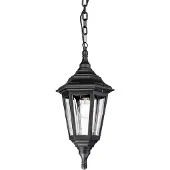 Elstead Lighting Lampe suspendue d'extérieur noire E27 60 W Kinsale Elstead