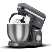 Karaca Mixeur sur socle Mastermaid Chef Pro à double poignée, 1500 W, gris Space