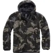 Brandit Veste en polaire beige / marron / noir