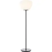 Brilliant Lampadaire Kaizen 4 lumières noir avec bronze