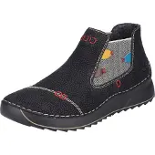 Rieker Chaussures de randonnée pour femmes , bottines de sport, noires, pour le quotidien