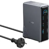 Anker Station d'accueil Prime 737 14-en-1, 160 W, GaN, AC-DC, interface intelligente, noir
