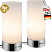 Monzana 2 Lampes de table tactiles Golau