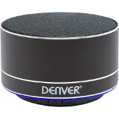 Denver Bluetooth-Lautsprecher 3W MicroSD Frspr Akku 2-3h RW:10m si BTS-32 SILBER