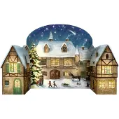 Sonstige Verlage Calendrier de l'Avent \NSoirée de Noël au village"