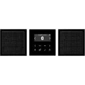 JUNG RadioDA intelligente DABLS2BTSW (DAB+ DAB, FM, Bluetooth), Radio, Noir