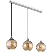Globo Lighting Lampe pendante à 3 lampes Lourdes Blanc