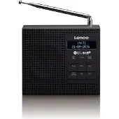 Lenco Radio-réveil PDR-020, DAB+, FM, couleur : noir