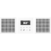 JUNG DABLS2WW Radio intelligente DAB (DAB+ DAB, Bluetooth), Radio, Blanc