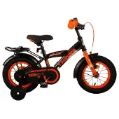 Volare Vélo enfant Thombike - Garçons - 12 pouces - Noir Orange
