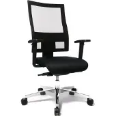 Topstar Chaise de bureau pivotante de fitness Sitness 60, noire
