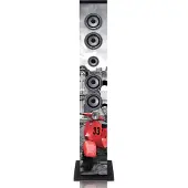 Ices Electronics Enceinte tour Bluetooth, radio FM, lecture USB/SD