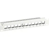 EFB Elektronik EFB 691826TS EFB 10" 1HE Verteilerfeld für 12 x Keystone, schwarz