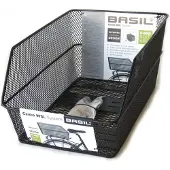 Basil Cento WSL Bicycle Basket Rear Black Paniers