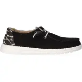 HeyDude Hey Dude Mocassins Chaussures à lacets Femme 31383238373738 Noir 42 UE