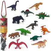 MOJO Prehistory Mini Dinosaurs Play Set, 12dlg. - 380055