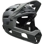 Bell Helmets Casque Bell Super Air R Spherical - intégral, gris mat - Taille M (55-59 cm)
