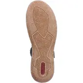 Rieker Ballerines à lanières beige / bleu foncé