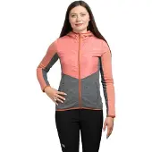Viking Creek Hoodie Jacket Women-Light Pink-Grey m