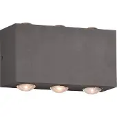 TRIO Applique d'extérieur LED CLYDE anthracite 3 W, blanc chaud 300 lm, aluminium, dimensions : 8,5 x 14 x 14 cm, IP54,