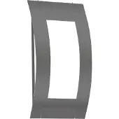 CMD 72 Applique murale d'extérieur en acier inoxydable anthracite IP44 E27