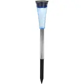 Globo Lampe solaire acier inoxydable, 1xRGB LED ; 33079-5