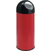 Huismerk Collecteur de déchets PUSH, Poubelle, Rouge