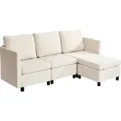 Vevor Canapé modulable sectionnel 3 places