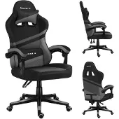 Huzaro Chaise de jeu - Force 4.4 Grey Mesh