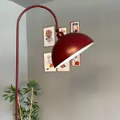 Bamyum Gorkiede Stehlampe Burgenderrot (E27)