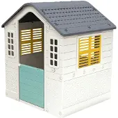DOLU 3311 Speelhuis Wit/Blauw/Geel