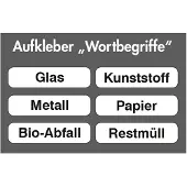 Stumpf Autocollant Wortbegriffe, 6 pièces