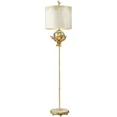 Flambeau Trellis Lampadaire patine mastic et feuille d'argent FB-TRELLIS-FL
