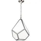 Elstead Lighting Lampe suspendue Diamond en nickel poli 1xE27 60W Feiss