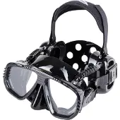 Tecnomar Pro Ear Antifog Diving Mask Noir