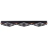 Brilliant Plafonnier noir avec bois Maureen 88 cm
