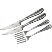 Global Ensemble de Couverts à Steak Global GT102 Couteaux & Fourchettes