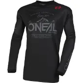 O'Neal O`NEAL ELEMENT Jersey DIRT V.23, t-shirt en jersey, couleur:black/gray, taille:M